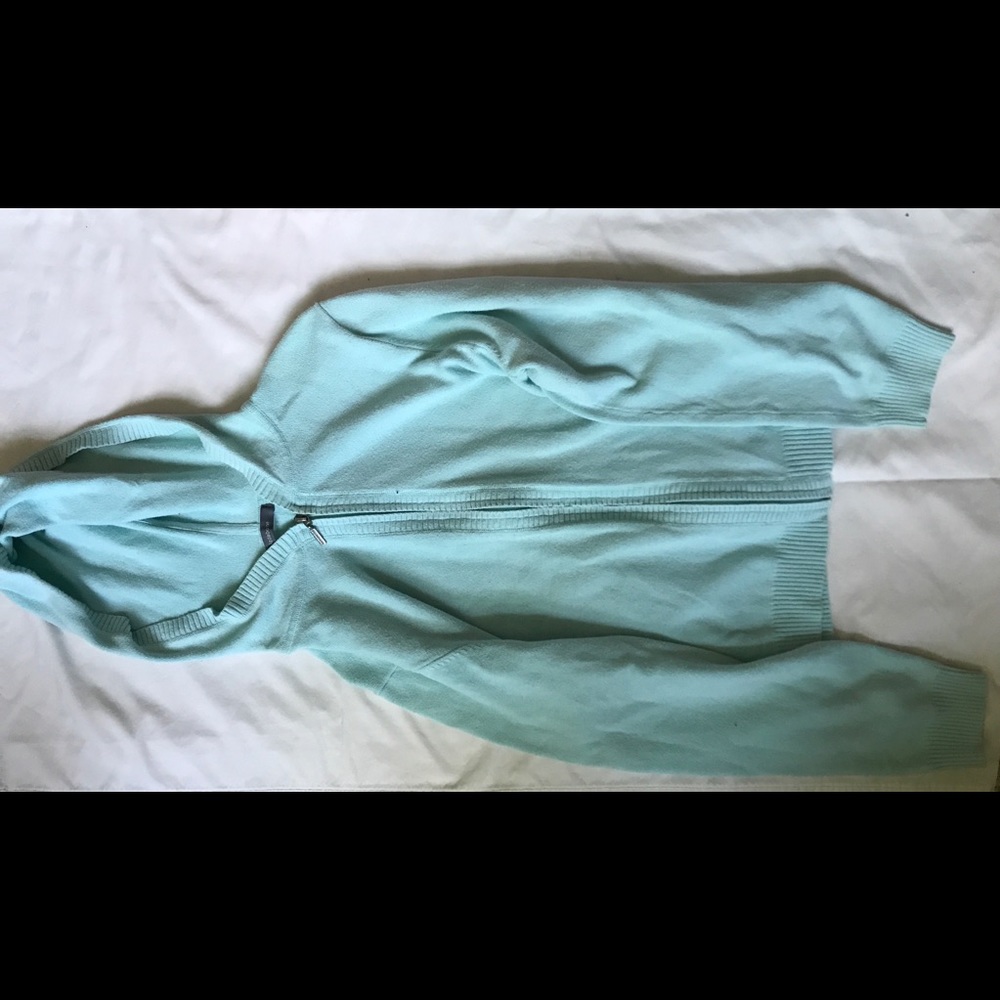 Liz Claiborne Baby Blue Zip Up